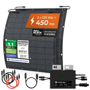 SOLARWAY Balkonkraftwerk 450 Watt Flex | Envertech EVT 800