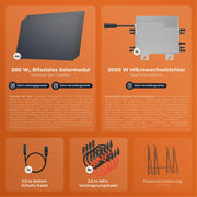 SOLARWAY Balkonkraftwerk 2000W | Deye M200