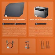 SOLARWAY Balkonkraftwerk 4000 Watt | Anker SOLIX Solarbank 4 Pro