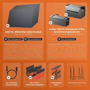 SOLARWAY Balkonkraftwerk 3560 Watt Pro | Anker SOLIX Solarbank 3 E2700 Pro 5,4 kWh Speicher