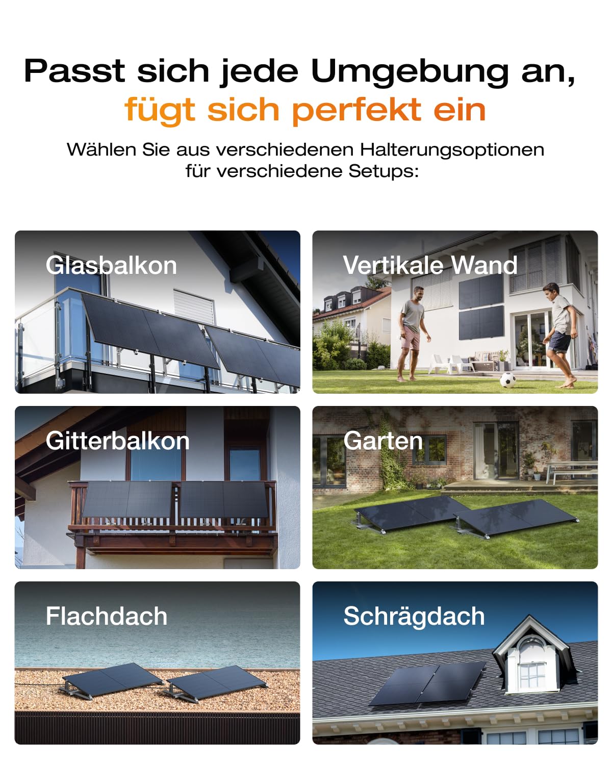 Solarway Balkonkraftwerk 920W | Ecoflow Stream 800