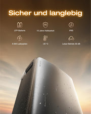SOLARWAY Balkonkraftwerk 2000 Watt Ultra | EcoFlow STREAM Ultra X 3840 Wh Speicher