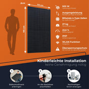 SOLARWAY Balkonkraftwerk 4000 Watt | EcoFlow STREAM 5000