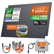 SOLARWAY Balkonkraftwerk 1000 Watt mit EcoFlow Wechselrichter – Produktansicht 13