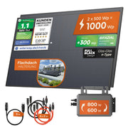 SOLARWAY Balkonkraftwerk 1000 Watt mit Hoymiles 800 Watt – Produktansicht 9