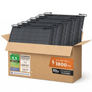 SOLARWAY flexible Solarmodule 1800 Wp (8x225 Wp), ultraleicht, ohne Kabel - Amazon-Variante