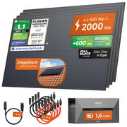 SOLARWAY Balkonkraftwerk 2000 Watt mit Anker Solarbank 2 – Produktansicht 13