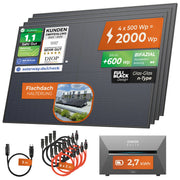 SOLARWAY Balkonkraftwerk 2000 Watt mit Solarbank 3 E2700 Pro und 2,7 kWh – Ansicht 10