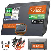 SOLARWAY Balkonkraftwerk 2000 Watt mit Solarbank 3 E2700 Pro und 2,7 kWh – Ansicht 11