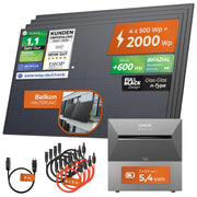 SOLARWAY Balkonkraftwerk 2000 Watt mit Solarbank 3 E2700 Pro und 5,4 kWh – Ansicht 9