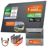SOLARWAY Balkonkraftwerk 2000 Watt mit Solarbank 3 E2700 Pro und 5,4 kWh – Ansicht 10