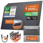 SOLARWAY Balkonkraftwerk 2000 Watt mit Solarbank 3 E2700 Pro und 5,4 kWh – Ansicht 12