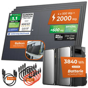 SOLARWAY Balkonkraftwerk 2000 Watt Duo mit EcoFlow STREAM Max – Produktansicht 13