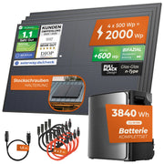 SOLARWAY Balkonkraftwerk 2000 Watt mit EcoFlow STREAM Ultra X – Ansicht 14
