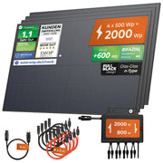 SOLARWAY Balkonkraftwerk 2000 Watt | Envertech EVT 2000