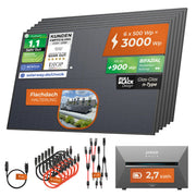 SOLARWAY Balkonkraftwerk 3000 Watt Pro mit Anker Solarbank 3 – Ansicht 10