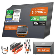 SOLARWAY Balkonkraftwerk 3000 Watt Pro mit Anker Solarbank 3 – Ansicht 11