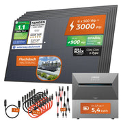 SOLARWAY Balkonkraftwerk 3000 Watt Pro mit Anker Solarbank 3 – Produktansicht 10