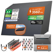 SOLARWAY Balkonkraftwerk 3560 Watt Pro mit Anker Solarbank 3 – Produktansicht 12