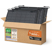 SOLARWAY flexible Solarmodule 900 Wp (4x225 Wp), ultraleicht, ohne Kabel - Amazon-Variante
