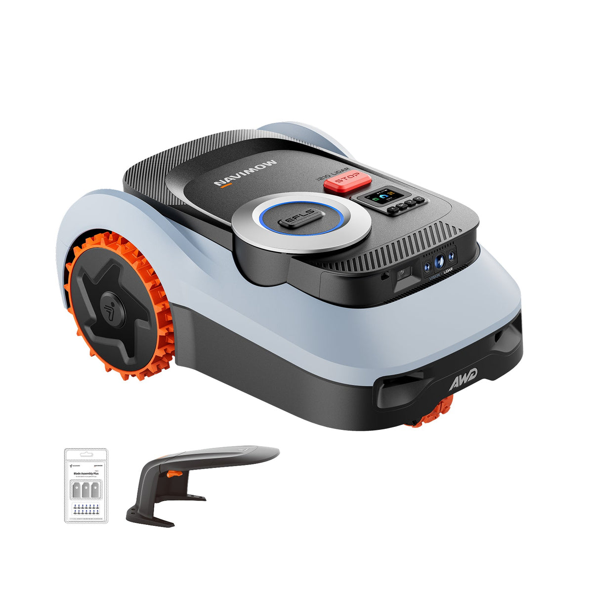 Navimow i2 LiDAR Pro + Garage + Kit de Lames Plus