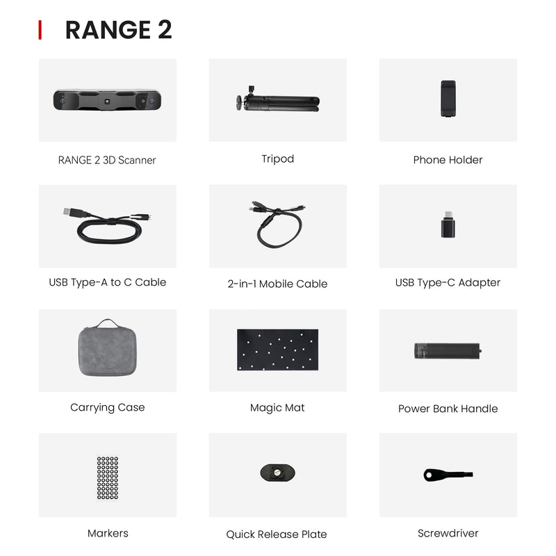 Revopoint Range 2 - 3D Scanner