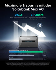 Anker SOLIX Solarbank MAX AC | 7000 Wh Speicher