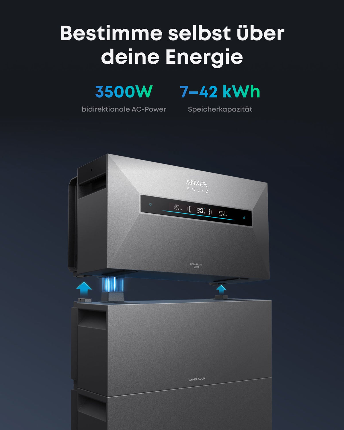 Anker SOLIX Solarbank MAX AC | 7000 Wh Speicher