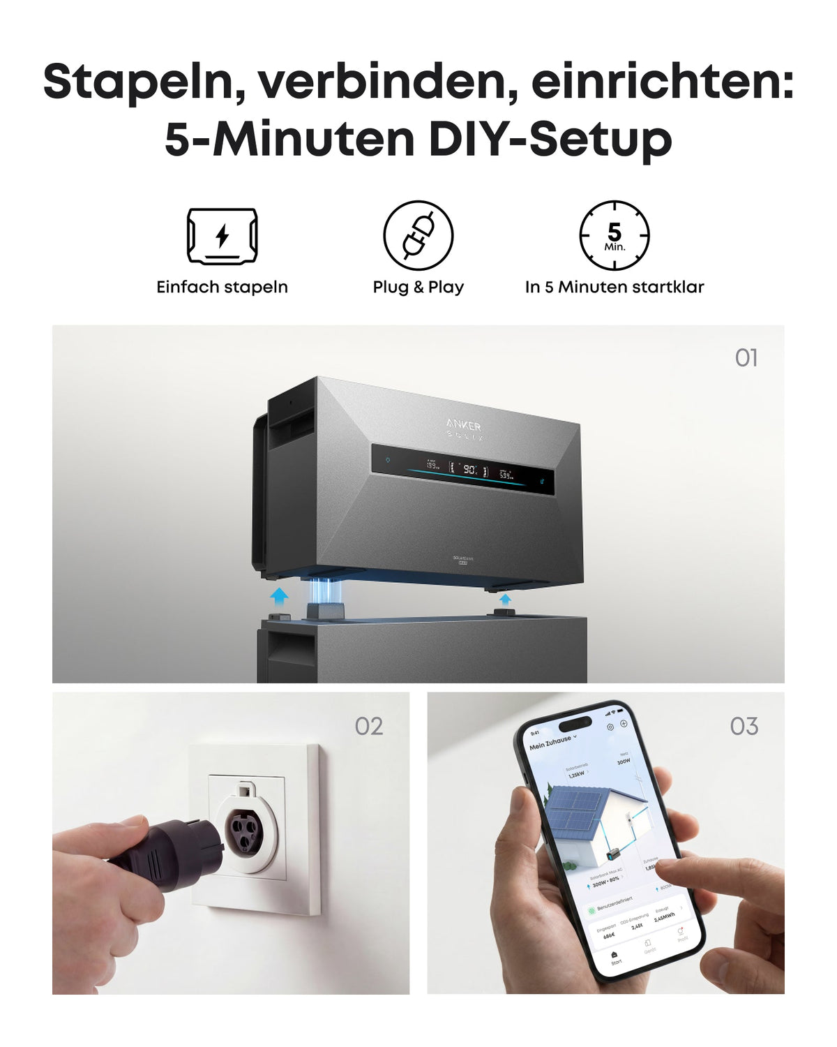 Anker SOLIX Solarbank MAX AC | 7000 Wh Speicher