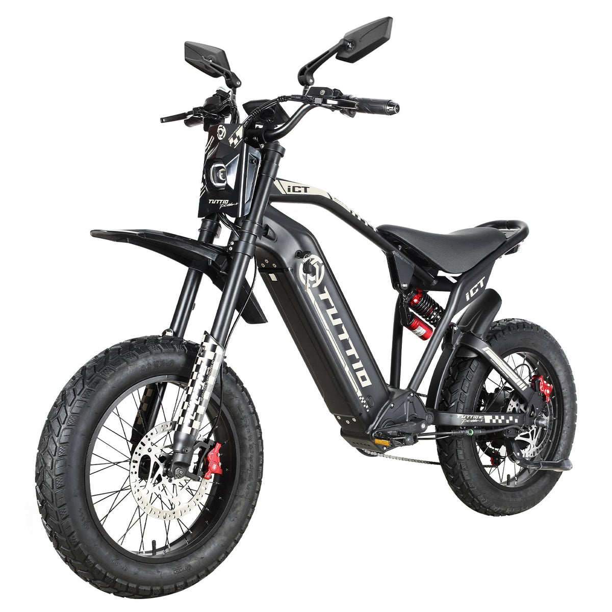 Tuttio ICT 2.0 Electric Bike With Bike Mirror