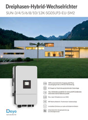 SOLARWAY Solaranlage Komplettset 11 kW | Deye 10 kW | Bifazial inkl. Montagesystem, App & WiFi
