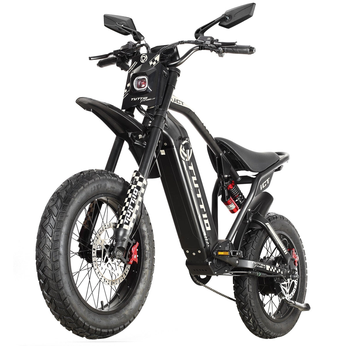 Tuttio ICT 2.0 Electric Bike With Bike Mirror