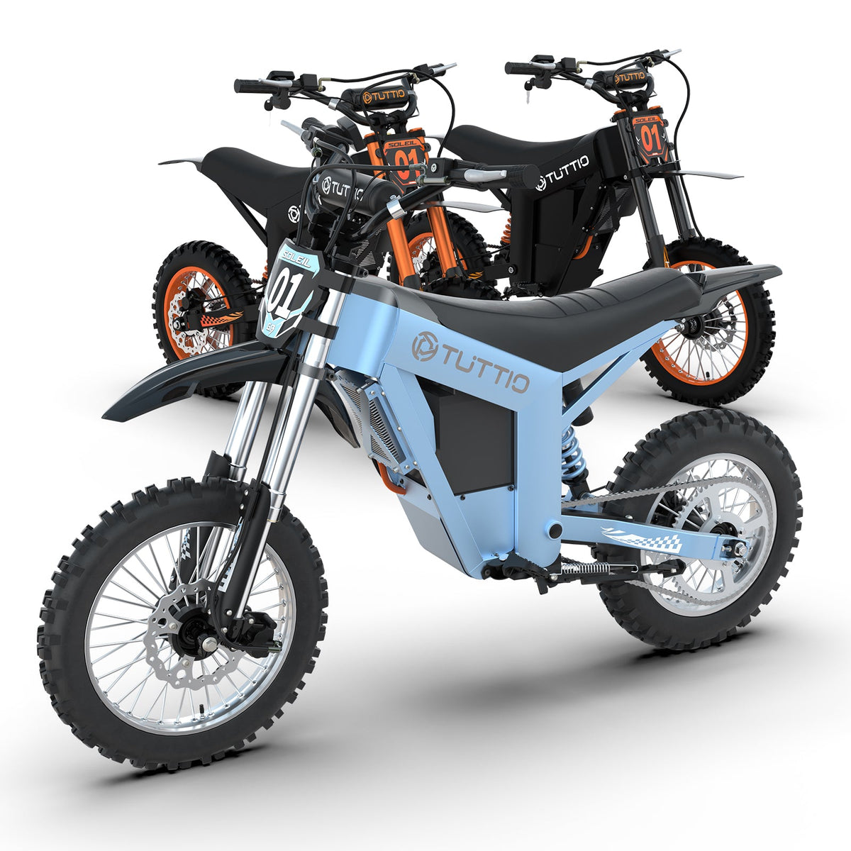 Tuttio Soleil01 Electric Bike Triple Pack (Standard, BF Edition, Glacier Blue Edition)