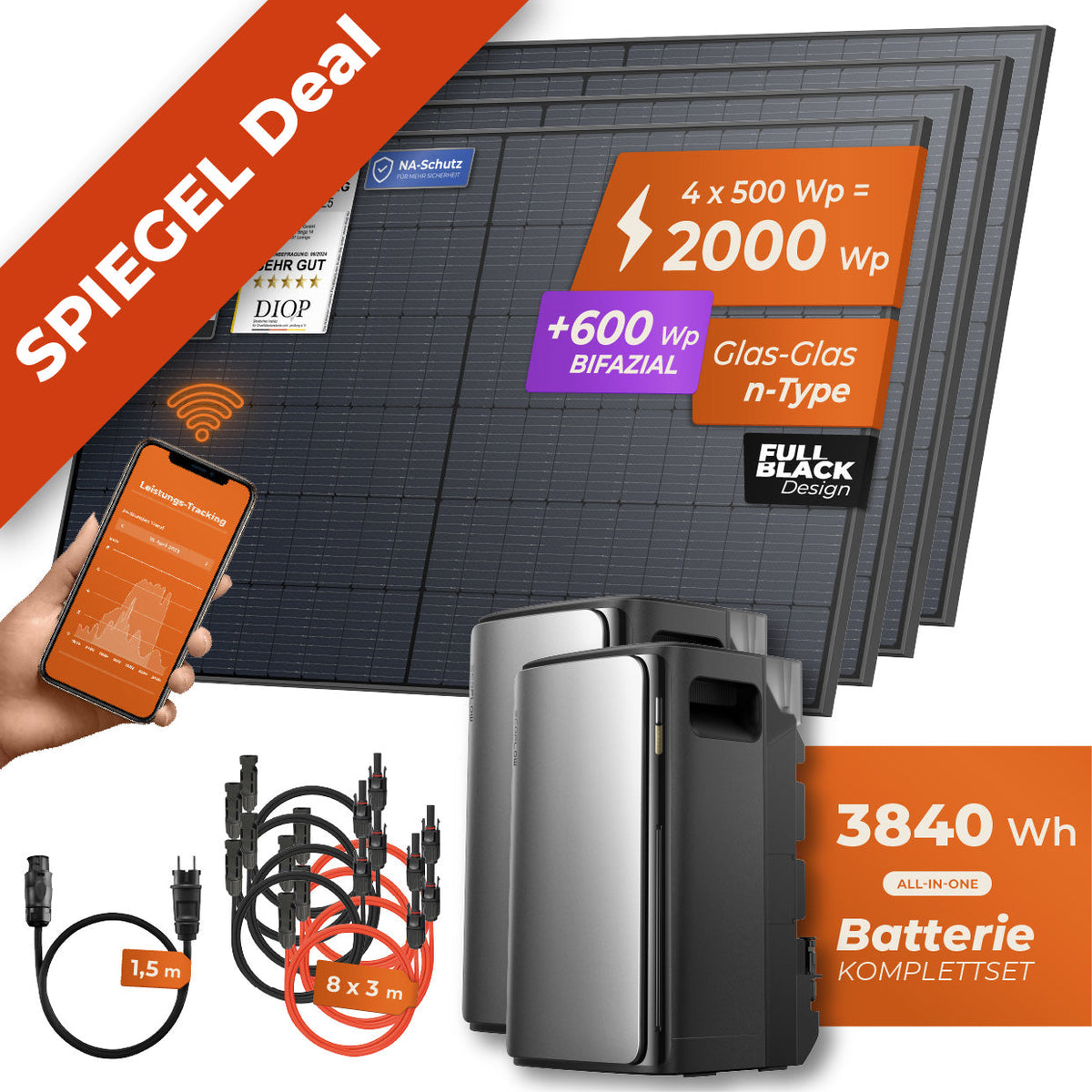 Balkonkraftwerk 2000 Watt Pro mit EcoFlow STREAM Ultra und STREAM AC Pro – Produktansicht 17