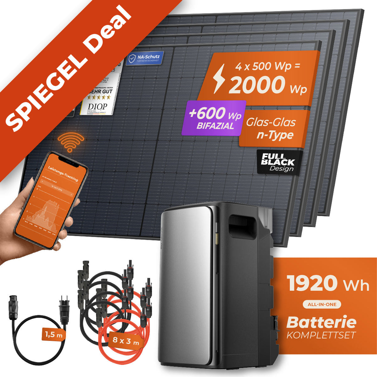 Balkonkraftwerk 2000 Watt Ultra mit EcoFlow STREAM Ultra Speicher – Produktansicht 18
