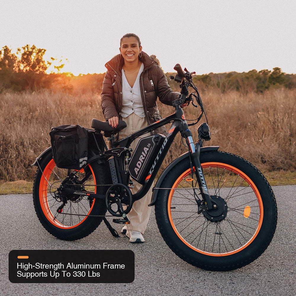 Tuttio Adria26 52V 5000W Long Range Electric Bike With Extra Battery