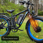 Tuttio Adria26 52V 5000W Long Range Electric Bike With Extra Battery