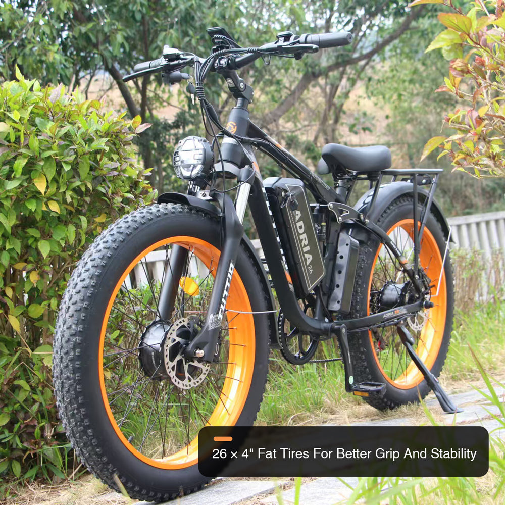 Tuttio Adria26 5000W Electric Bike With Mirrors For Safer Daily Riding