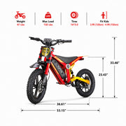 Tuttio ARC-I Kids Electric Bike with Helmet