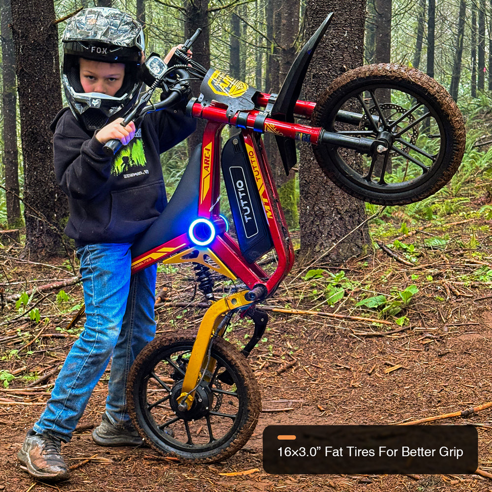 Tuttio ARC-I Kids Electric Bike with Helmet