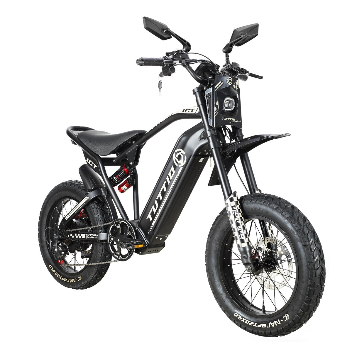 Tuttio ICT 2.0 Electric Bike With Bike Mirror